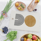 Mid Century Sun Rainbow Cutting Board Gallery Image 2