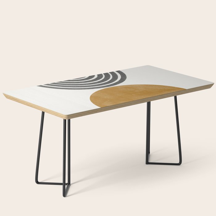 Mid Century Sun Rainbow Coffee Table Gallery Image 1