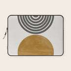 Mid Century Sun Rainbow Laptop Sleeve Gallery Image 1