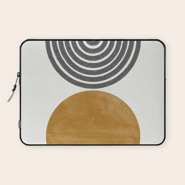 Mid Century Sun Rainbow Laptop Sleeve Gallery Image 1