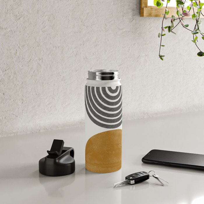 Mid Century Sun Rainbow Water Bottle Gallery Image 4