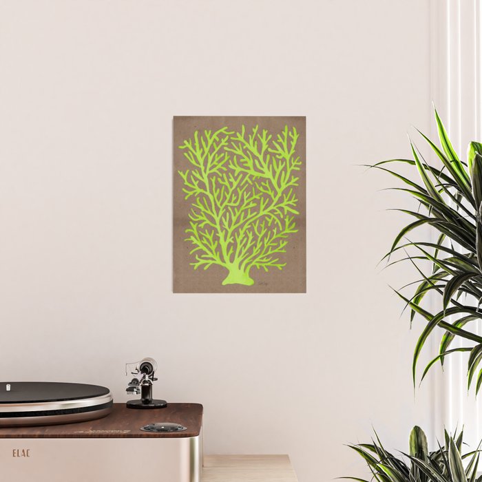 Neon Coral Poster Gallery Image 2