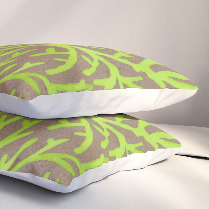 Neon Coral Pillow Sham Gallery Image 3