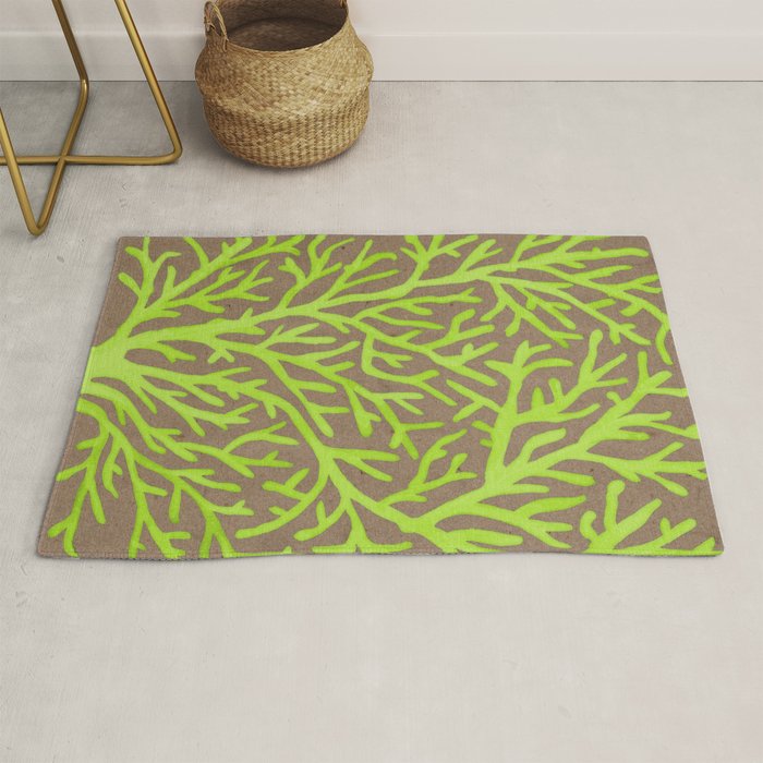 Neon Coral Rug Gallery Image 1