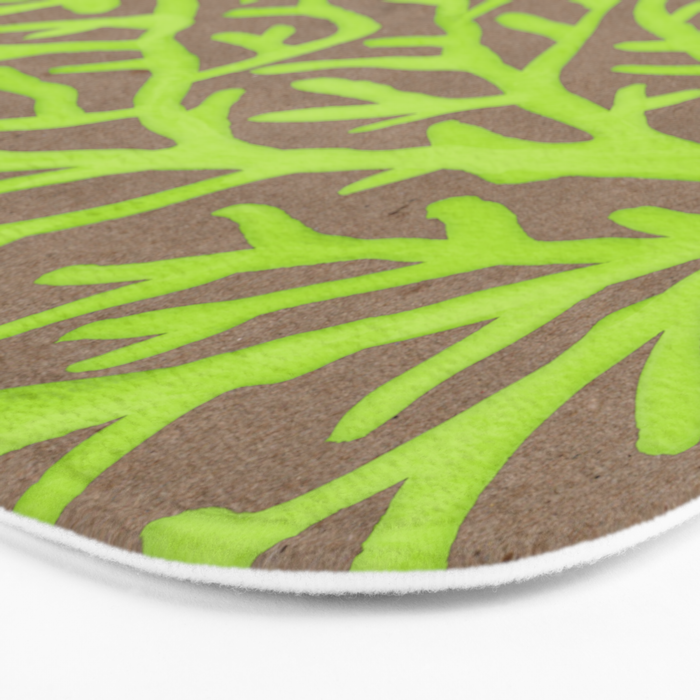 Neon Coral Bath Mat Gallery Image 3