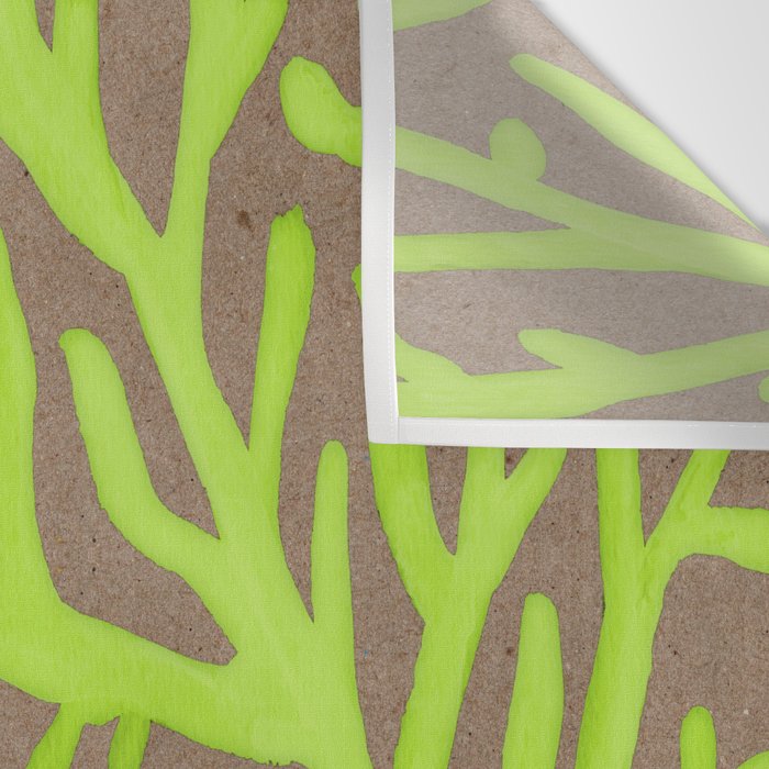 Neon Coral Wall Tapestry Gallery Image 3