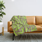 Neon Coral Throw Blanket Gallery Image 1