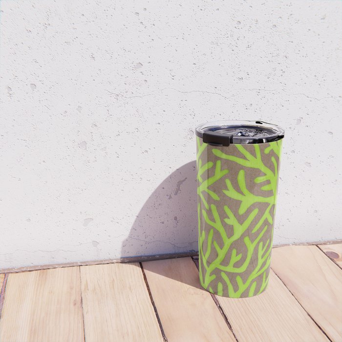 Neon Coral Travel Mug Gallery Image 4