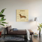 Anatomy of a Dachshund Wood Wall Art Gallery Image 2