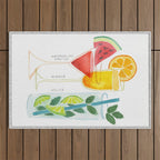 Summer Cocktail Trio Outdoor Rug Gallery Image 1