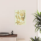 Gold Seashells Poster Gallery Image 2