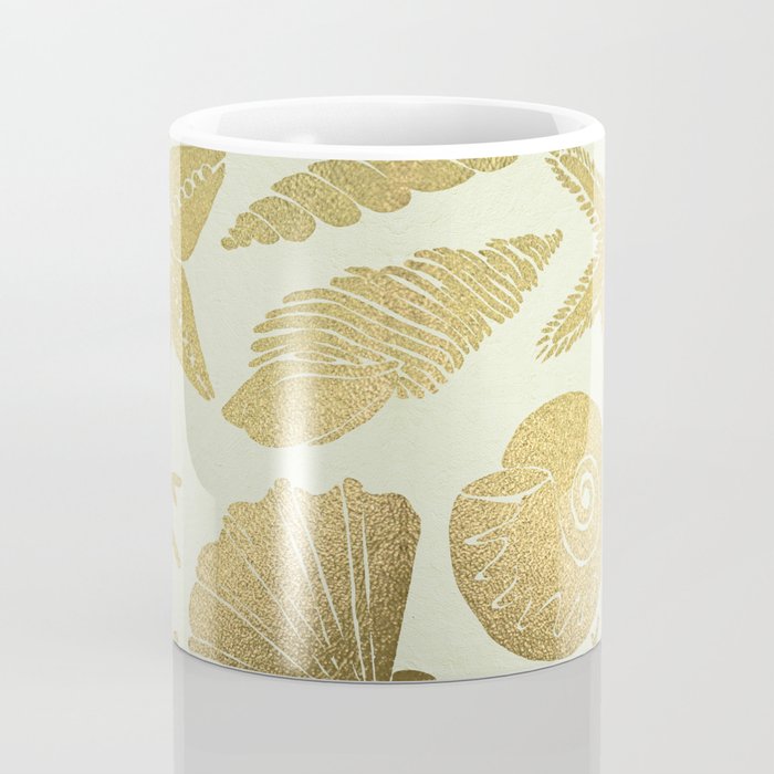Gold Seashells Coffee Mug Gallery Image 4
