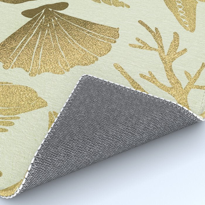 Gold Seashells Rug Gallery Image 4