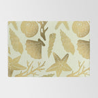 Gold Seashells Rug Gallery Image 2
