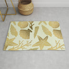 Gold Seashells Rug Gallery Image 1