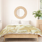 Gold Seashells Duvet Cover Gallery Image 3