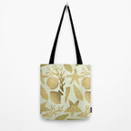 Gold Seashells Tote Bag Gallery Image 2