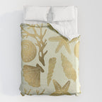 Gold Seashells Duvet Cover Gallery Image 6