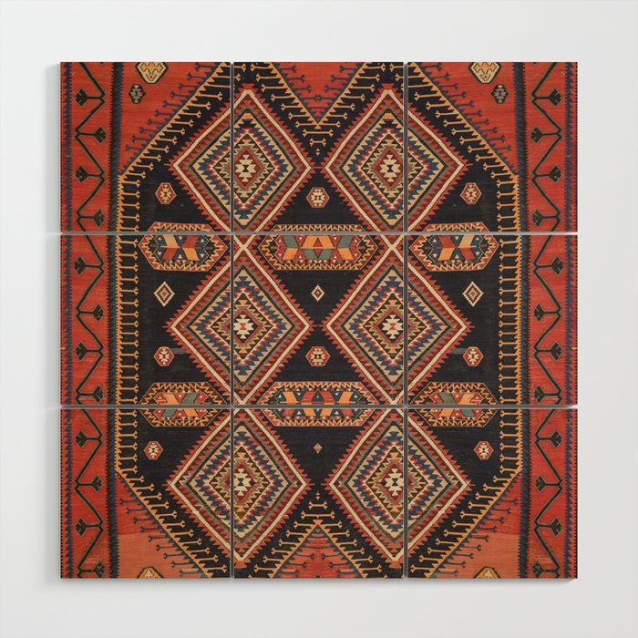 Heritage Bohemian Rug Wood Wall Art Gallery Image 1