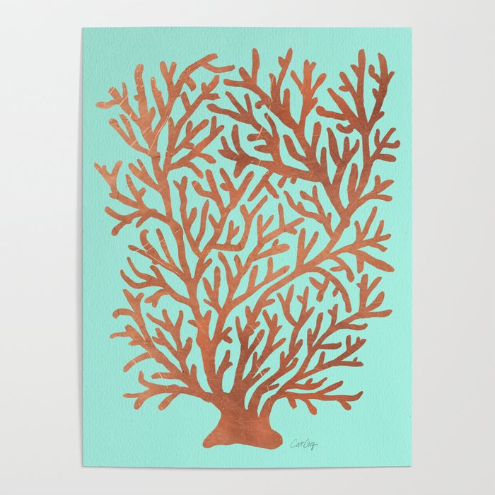 Copper Coral Poster Gallery Image 1