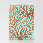 Copper Coral Stationery Card Gallery Image 2