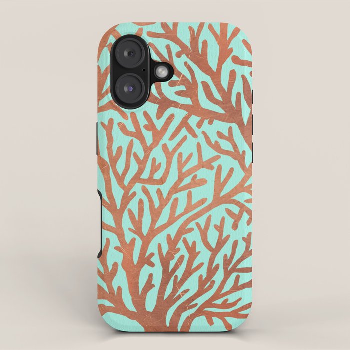 Copper Coral iPhone Case Gallery Image 1