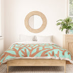 Copper Coral Duvet Cover Gallery Image 3