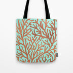 Copper Coral Tote Bag Gallery Image 1