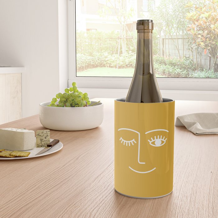 Wink (Mustard Yellow) Wine Chiller Gallery Image 4