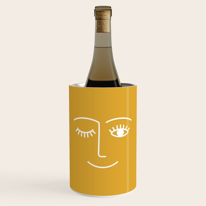 Wink (Mustard Yellow) Wine Chiller Gallery Image 1