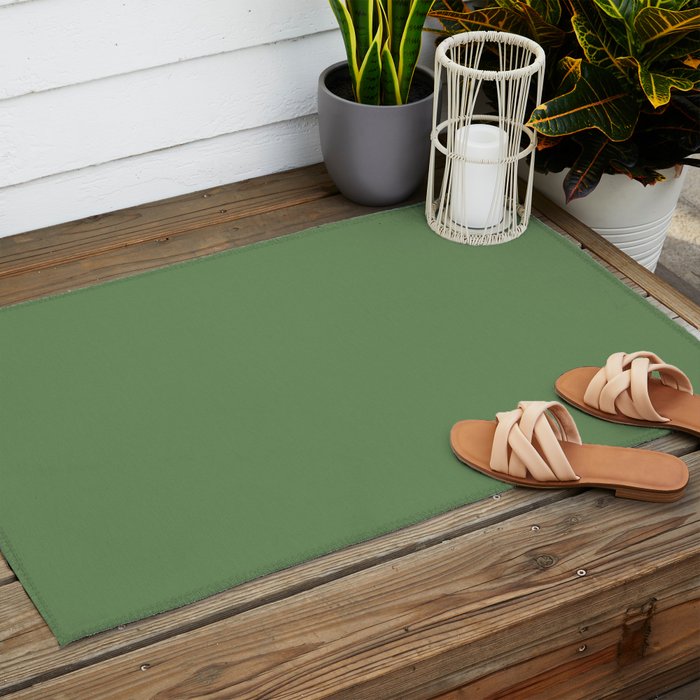 Solid Sea Glass Outdoor Rug Gallery Image 2