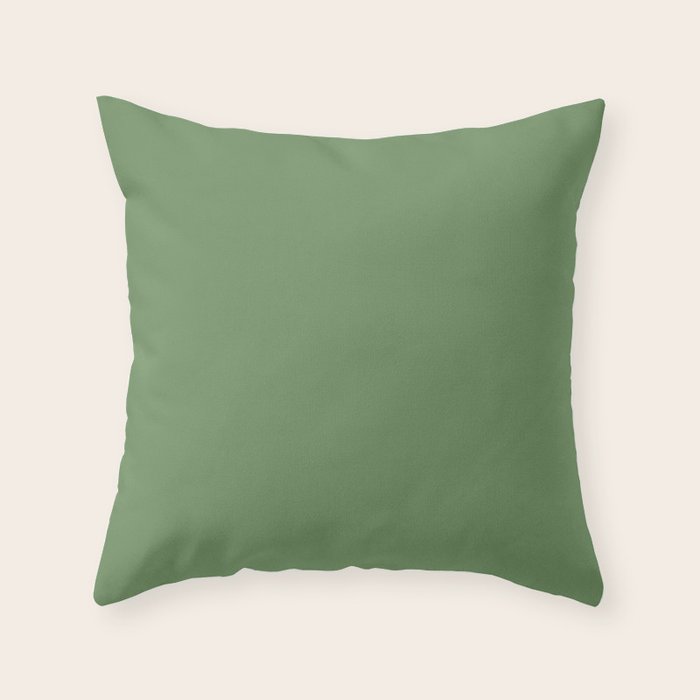 Solid Sea Glass Throw Pillow Gallery Image 2