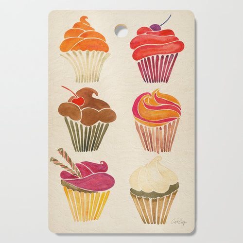 Cupcakes Cutting Board Gallery Image 1