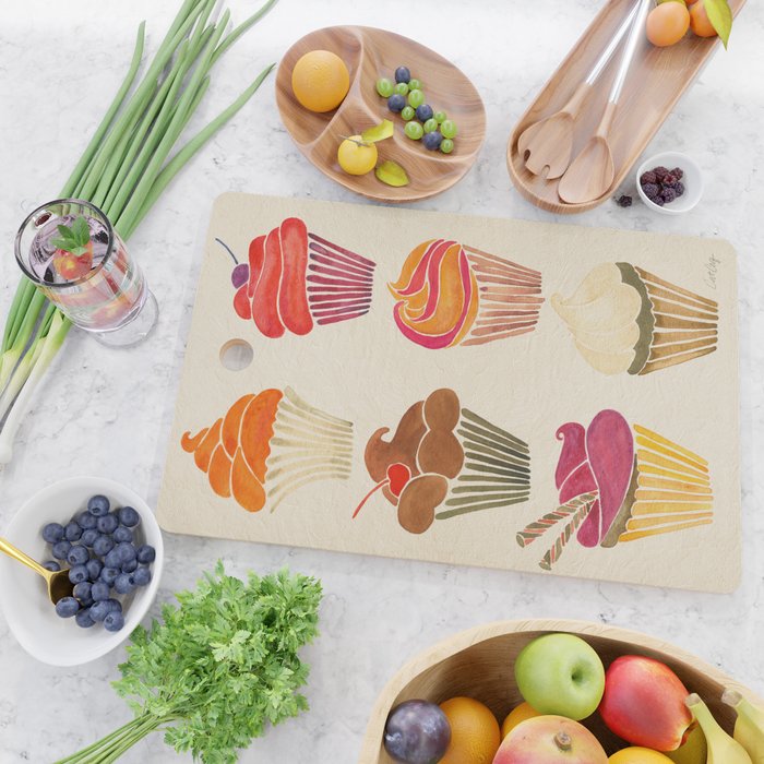 Cupcakes Cutting Board Gallery Image 2