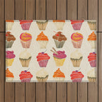 Cupcakes Outdoor Rug Gallery Image 1