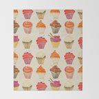 Cupcakes Throw Blanket Gallery Image 2