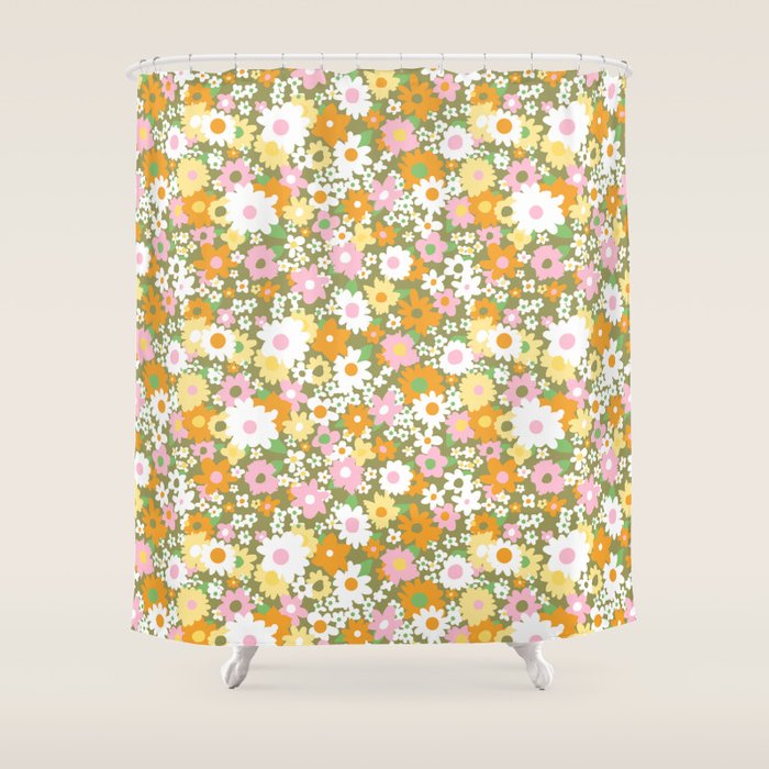 vintage 14 Shower Curtain Gallery Image 1