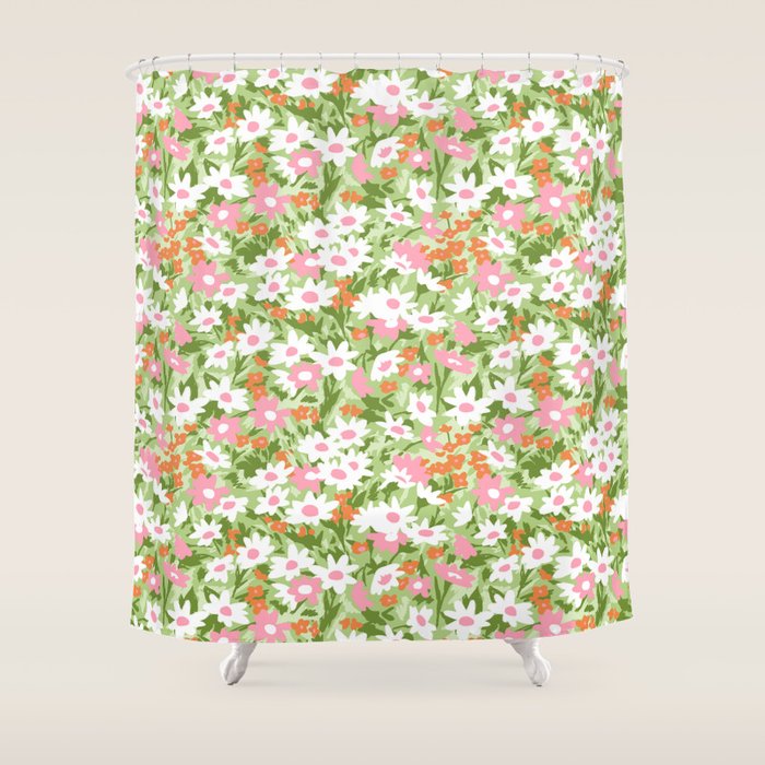 vintage 12 Shower Curtain Gallery Image 1
