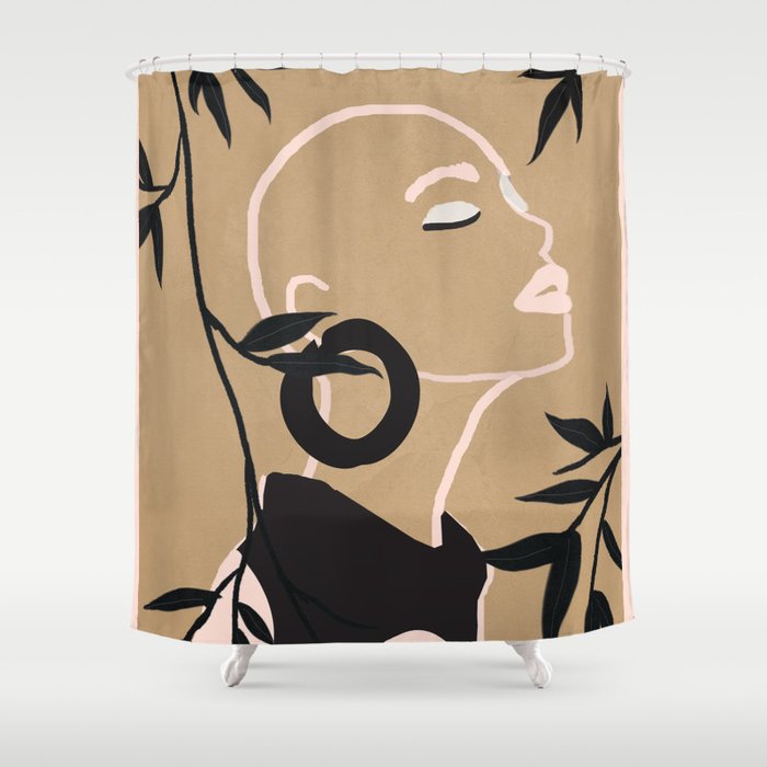 Breeze in the Garden 1 Shower Curtain Gallery Image 1