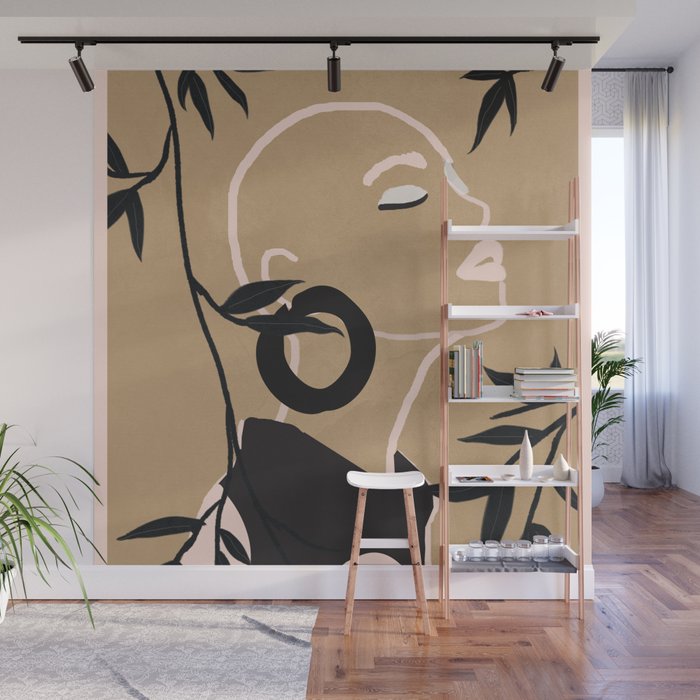 Breeze in the Garden 1 Wall Mural Gallery Image 1