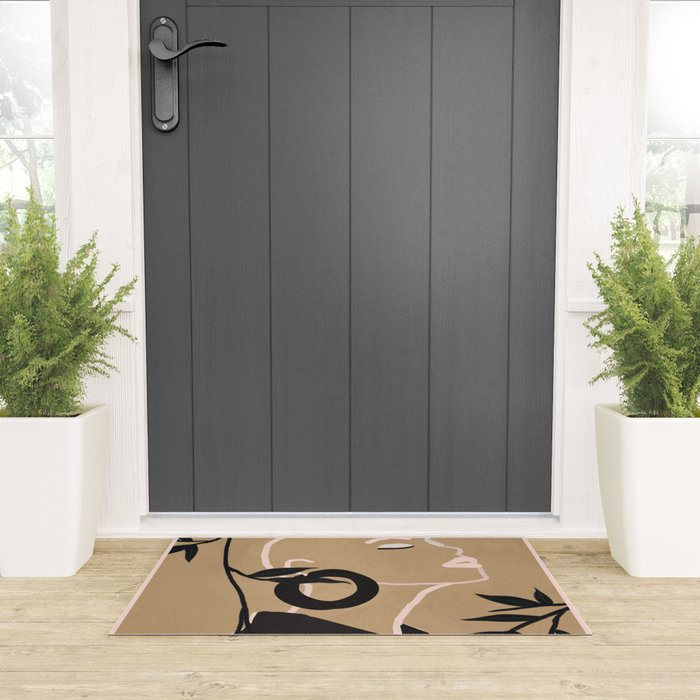 Breeze in the Garden 1 Welcome Mat Gallery Image 3