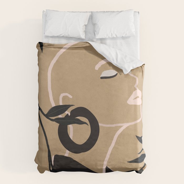 Breeze in the Garden 1 Duvet Cover Gallery Image 1