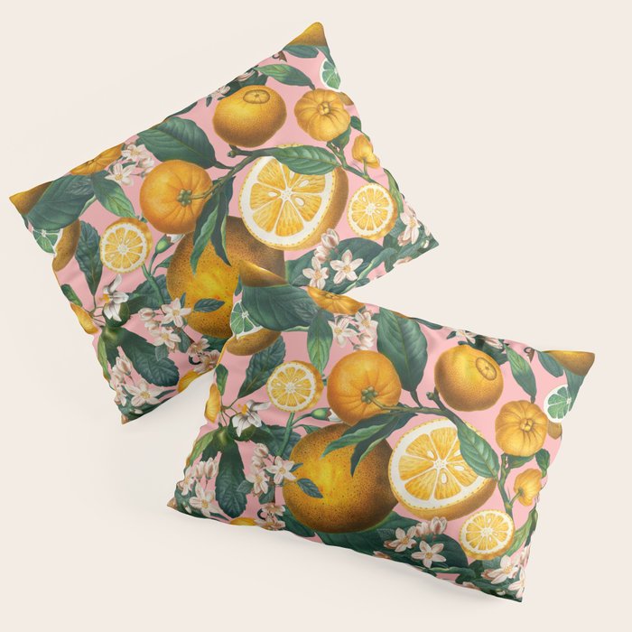 Juicy Lemons II Pillow Sham Gallery Image 1