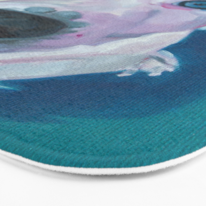 Patches o'Houlihan Dog Portrait Bath Mat Gallery Image 3