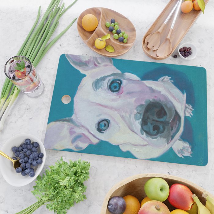 Patches o'Houlihan Dog Portrait Cutting Board Gallery Image 2