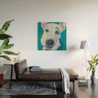 Patches o'Houlihan Dog Portrait Wood Wall Art Gallery Image 2