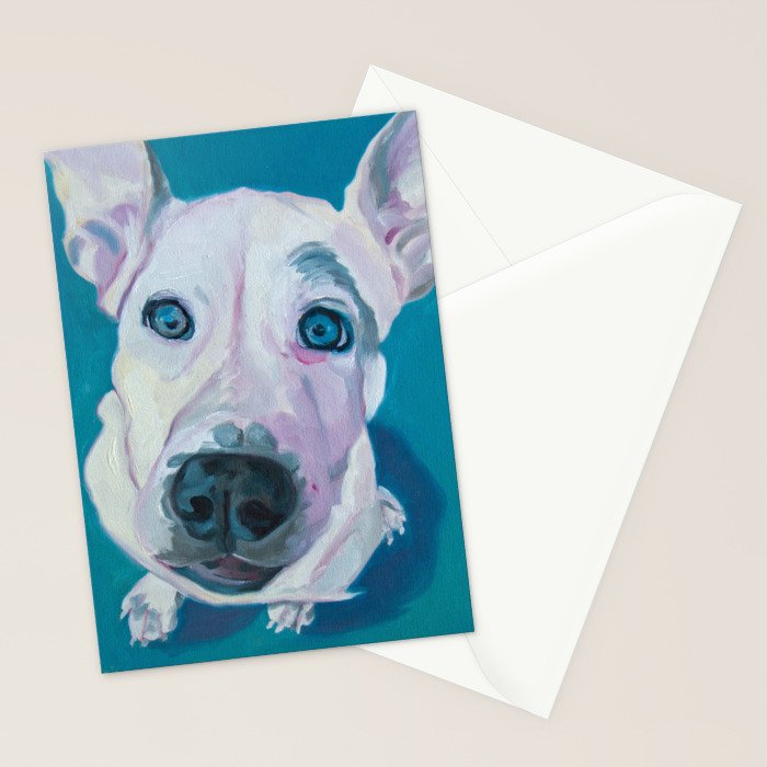 Patches o'Houlihan Dog Portrait Stationery Card Gallery Image 2