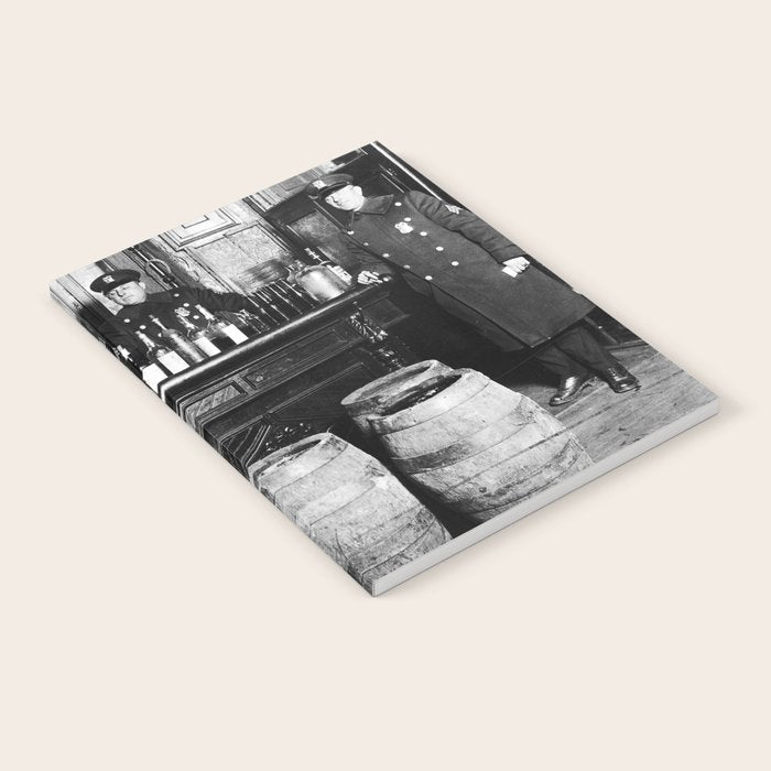Prohibition - Speakeasy Police Raid Bootlegger - Moonshine Alcohol Notebook Gallery Image 2