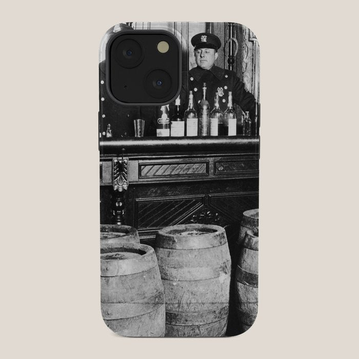 Prohibition - Speakeasy Police Raid Bootlegger - Moonshine Alcohol iPhone Case Gallery Image 34
