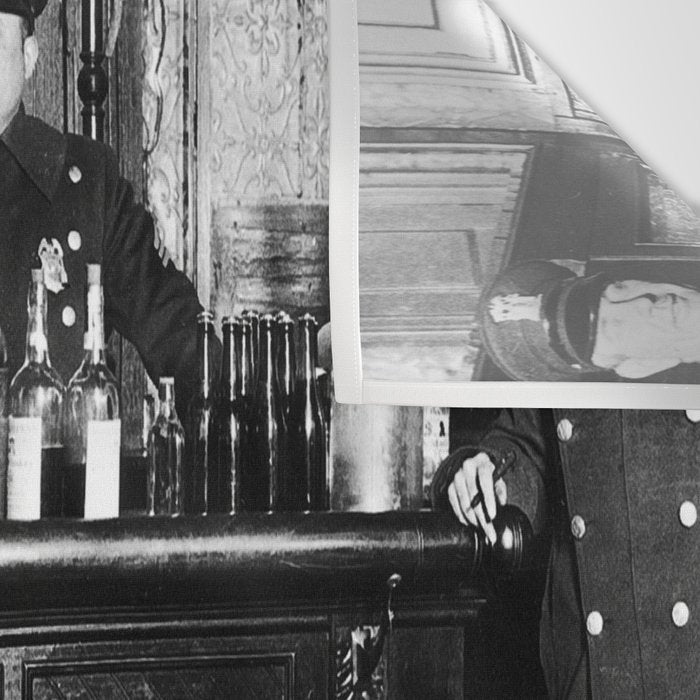 Prohibition - Speakeasy Police Raid Bootlegger - Moonshine Alcohol Wall Tapestry Gallery Image 3